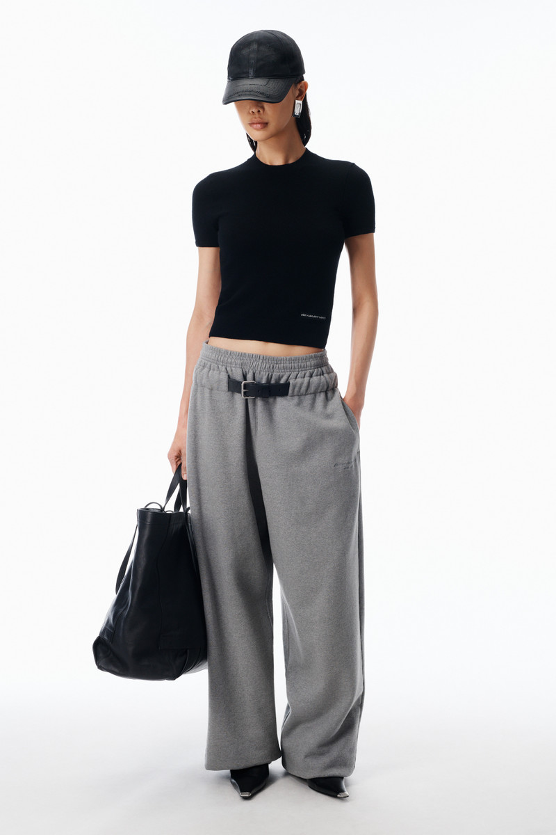 Alexander Wang Short Sleeve Wool Tee outlook