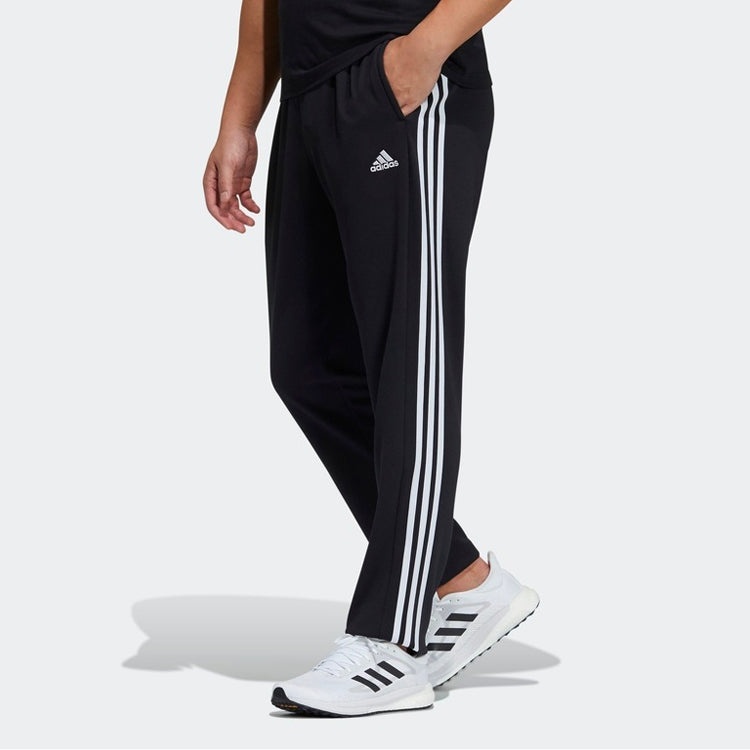 adidas M Mh 3st Wu Pnt Side Stripe Logo Casual Sports Long Pants Black GN0822 - 2