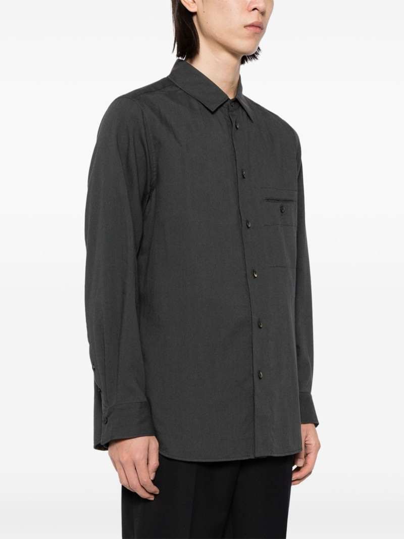 long-sleeve jetted-pocket shirt 3