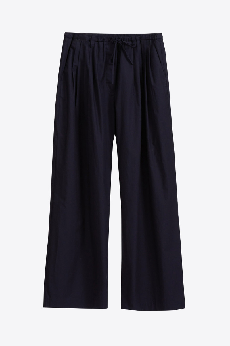 Structured Cotton Pull On Straight Leg Pants 7
