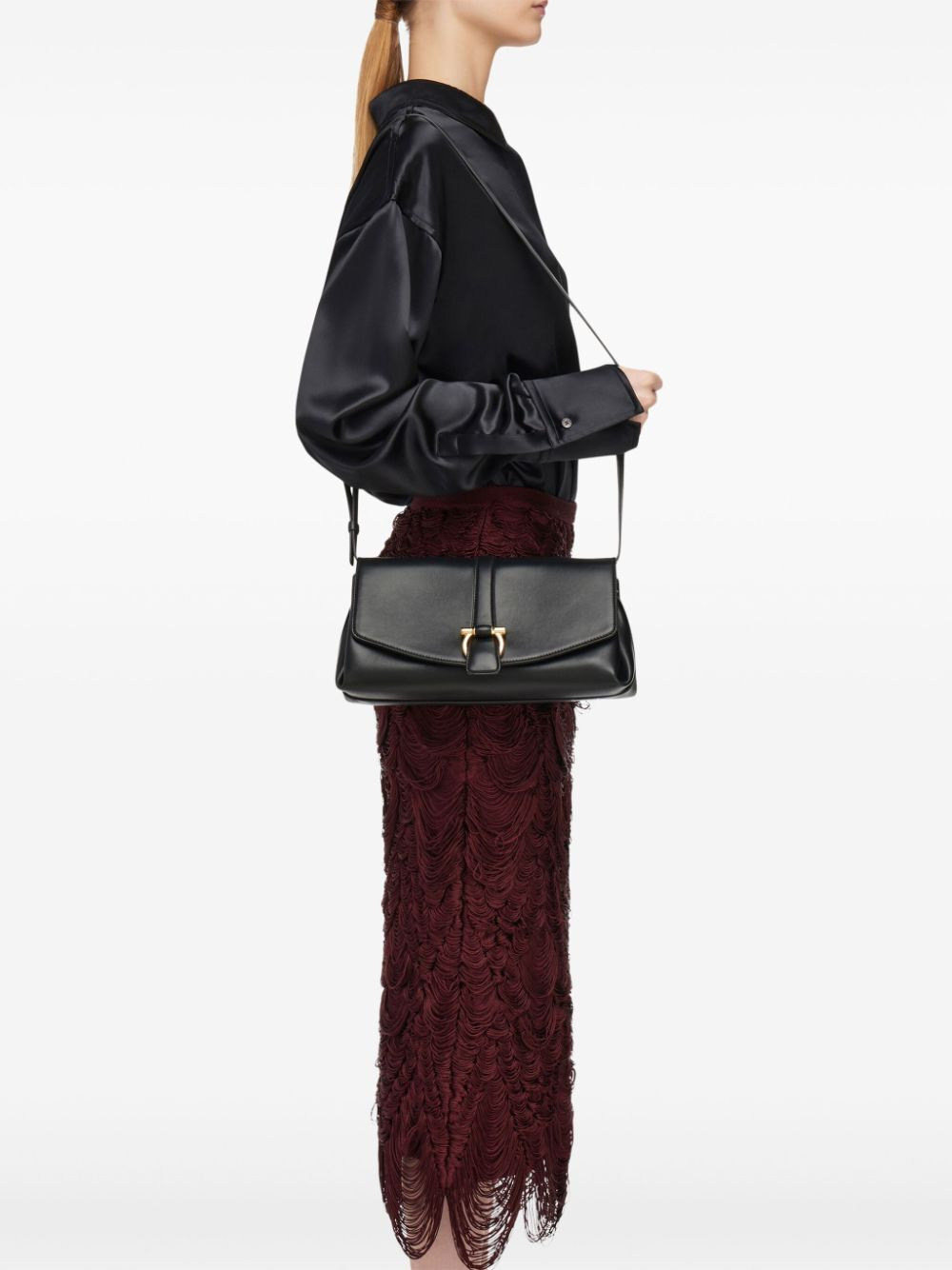 Ferragamo Women Borsa A Spalla Media Con Patta - 5