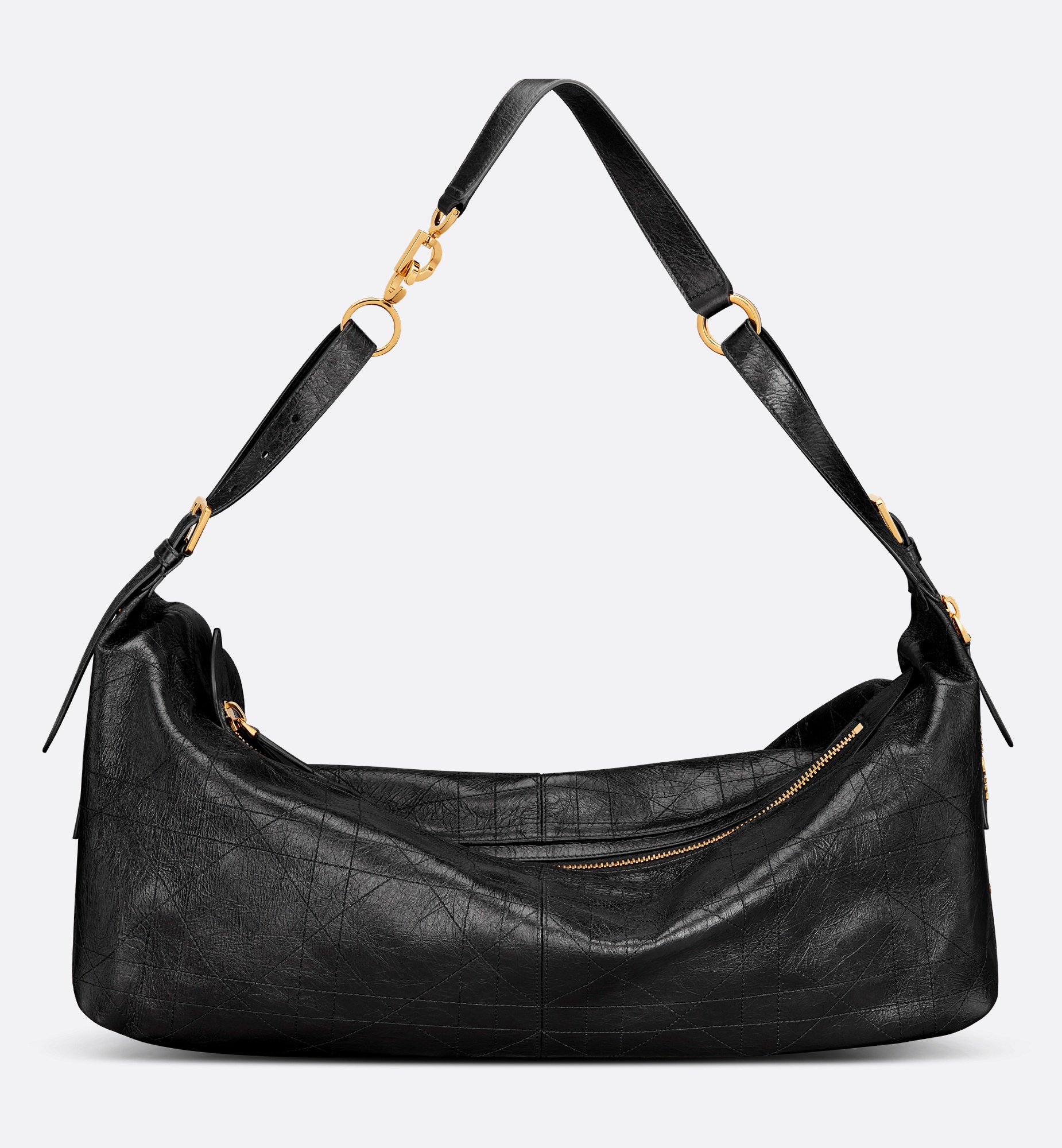 Large D-Journey Crinkled Calfskin Bag - 3