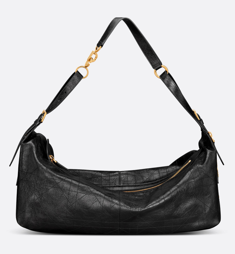 Large D-Journey Crinkled Calfskin Bag 3