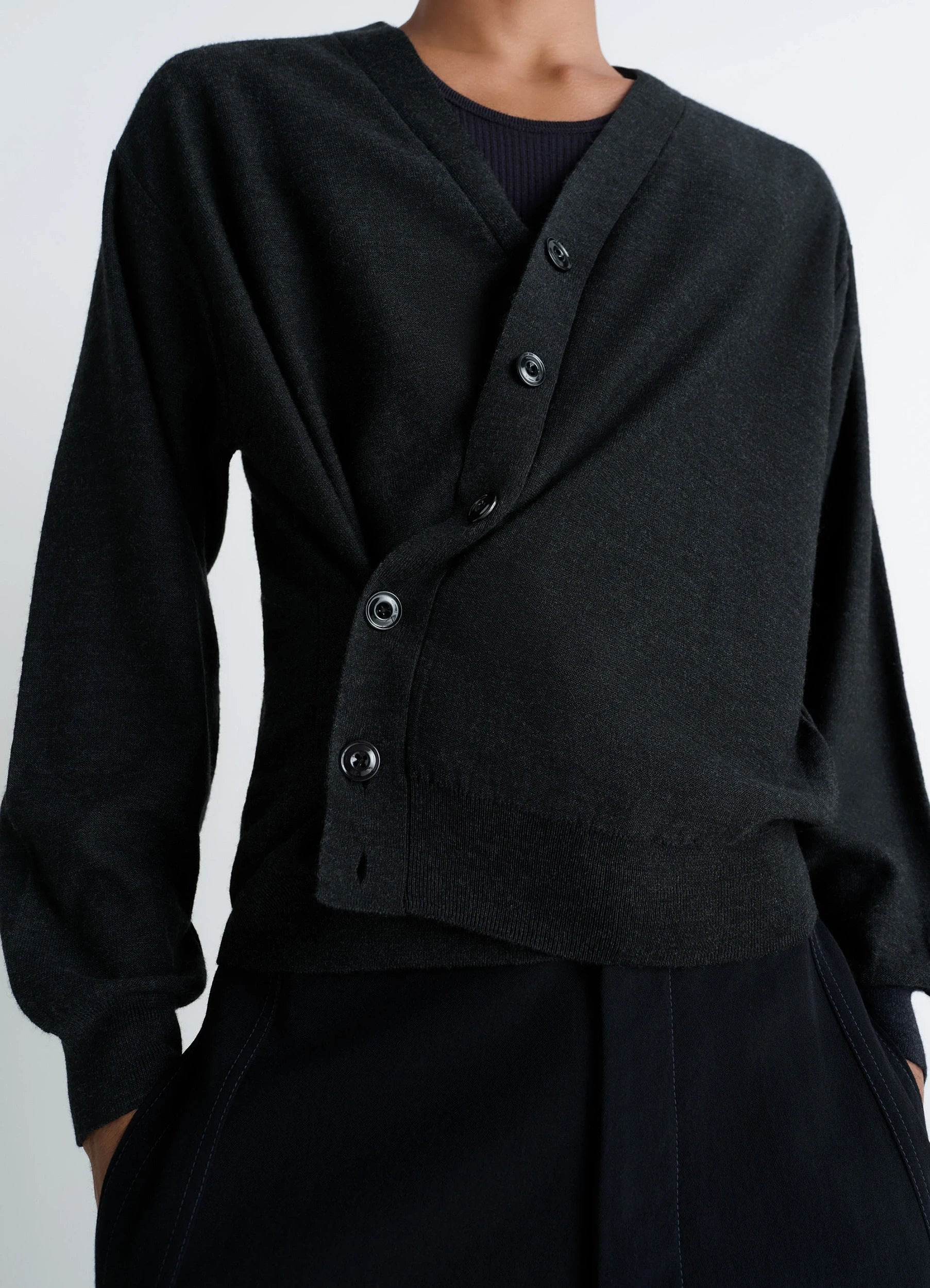 RELAXED TWISTED CARDIGAN - 6