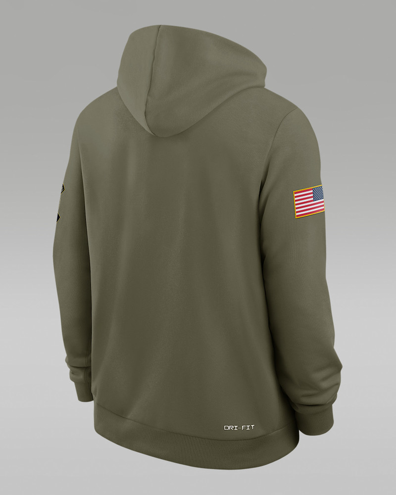 Jordan Florida 2025 Military Appreciation Men's Jordan Brand Dri-FIT College Pullover Hoodie outlook