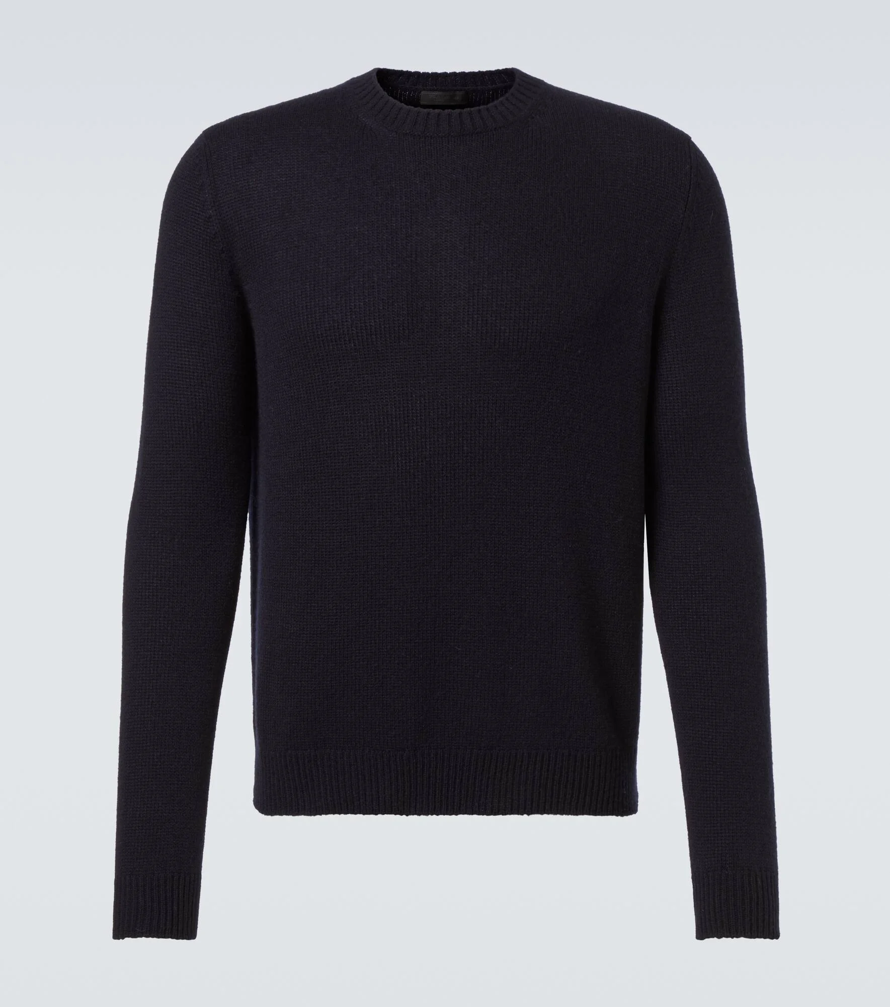 Ribbed-knit cashmere sweater - 1