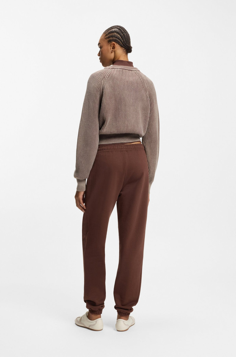 LOGO-ARTWORK TRACKSUIT BOTTOMS IN COTTON TERRY 4