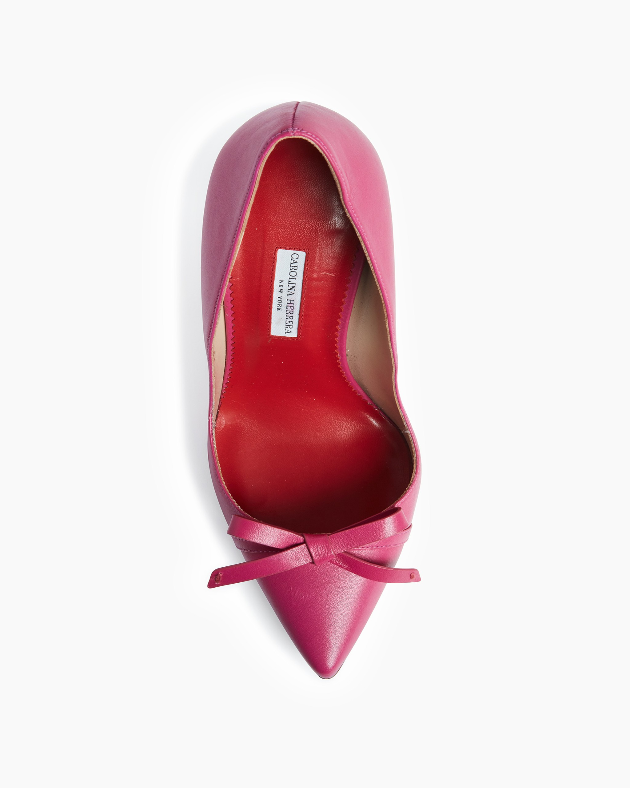 Leather Pump with Bow - 2
