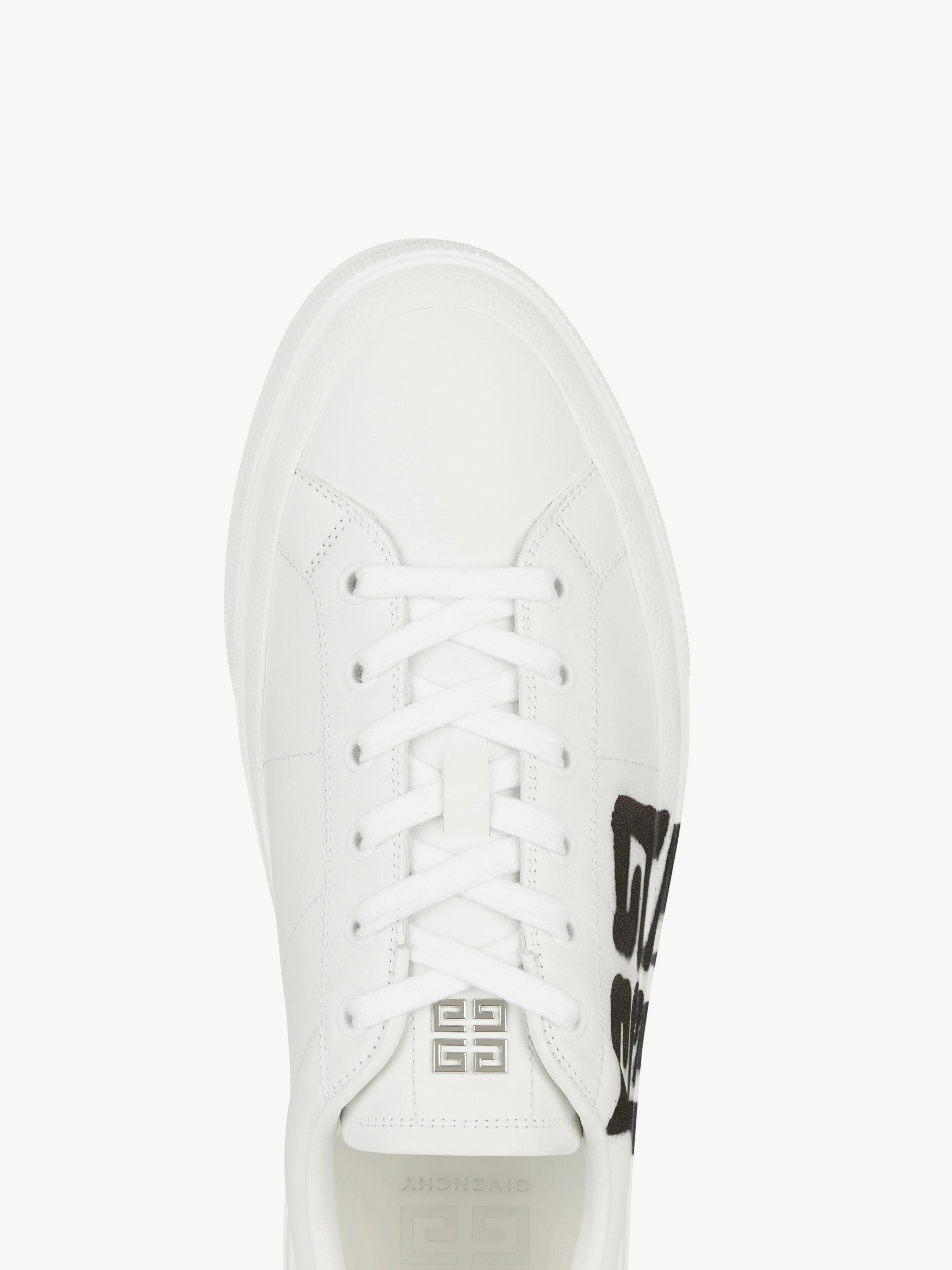 CITY SPORT SNEAKERS IN LEATHER WITH TAG EFFECT 4G PRINT - 6