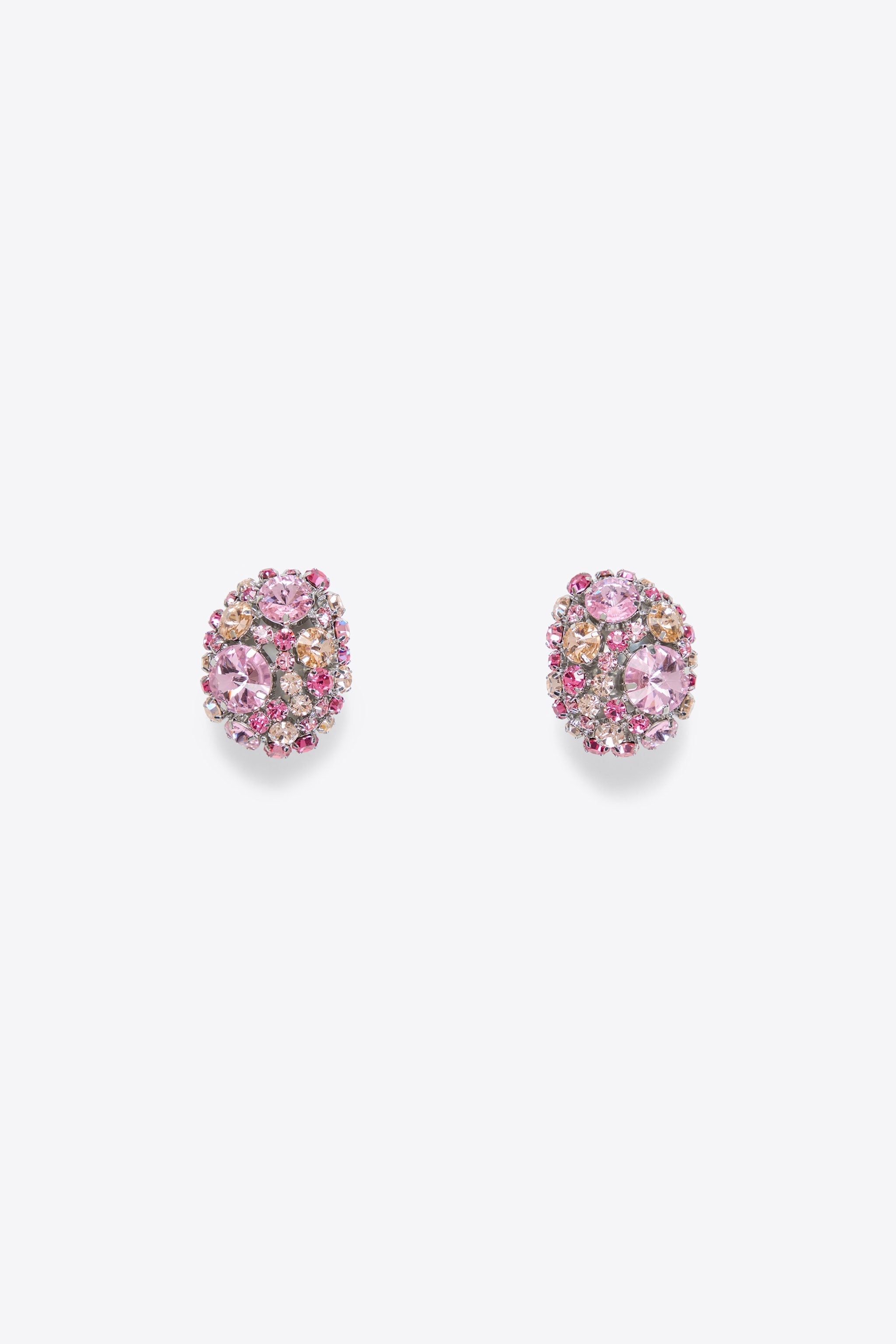 CRYSTAL CLUSTER EARRINGS - 1