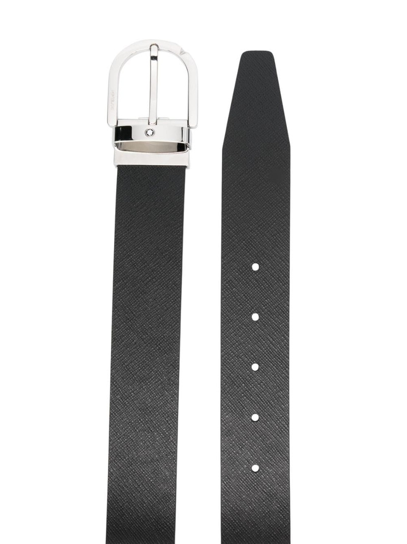 Montblanc buckle-fastening leather belt outlook