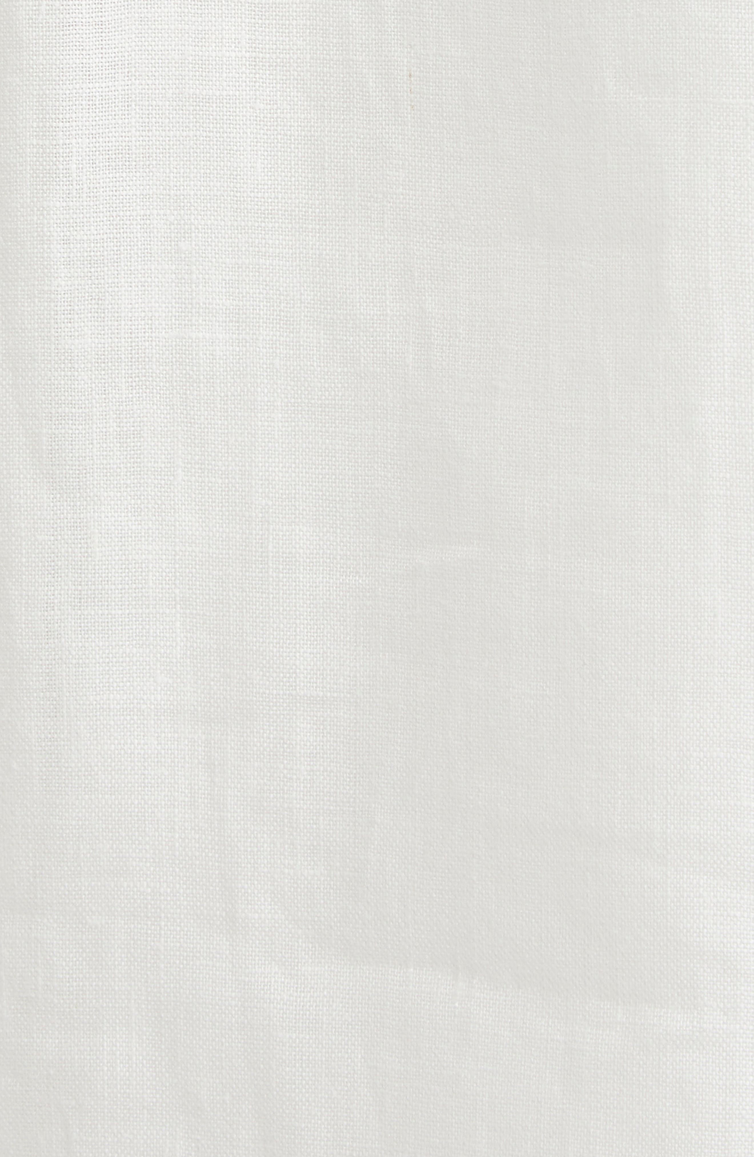 Zimmermann Rhiannon Corset Bodice Scallop Linen Midi Sundress in Ivory at Nordstrom - 6