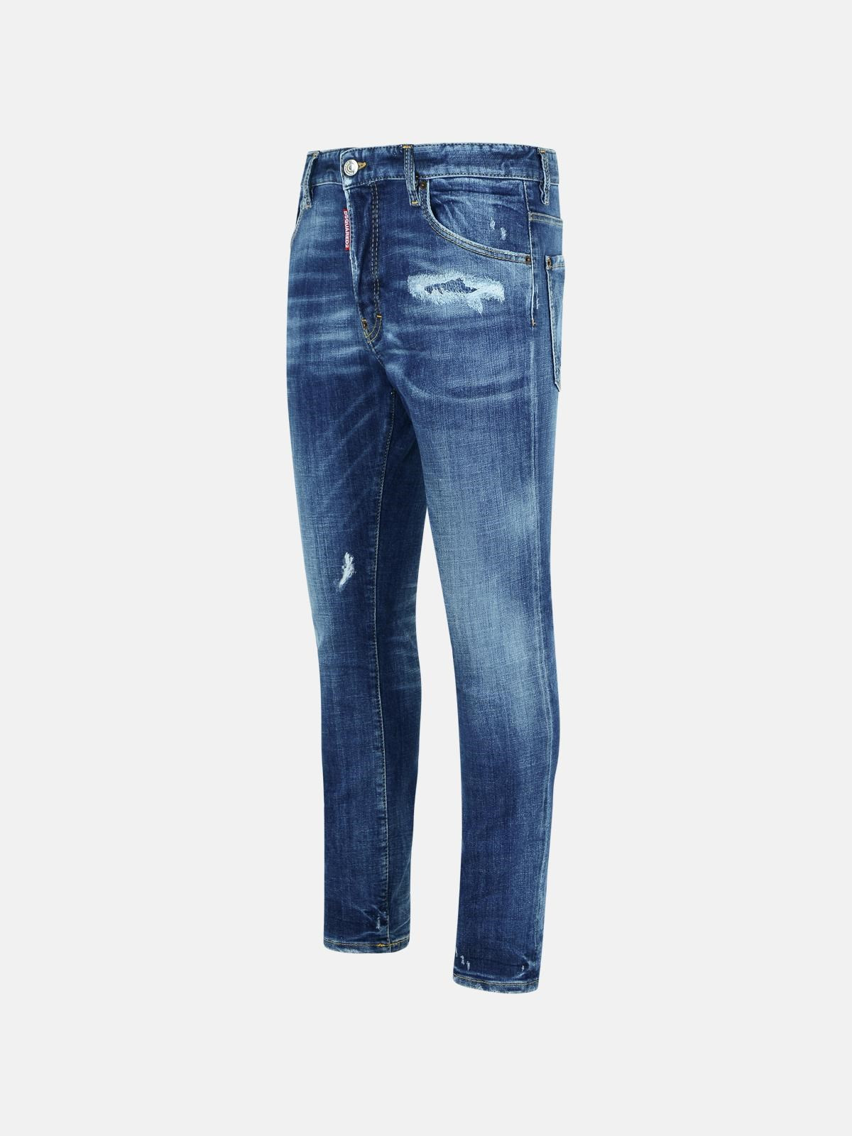 'SKATER' BLUE COTTON JEANS - 2