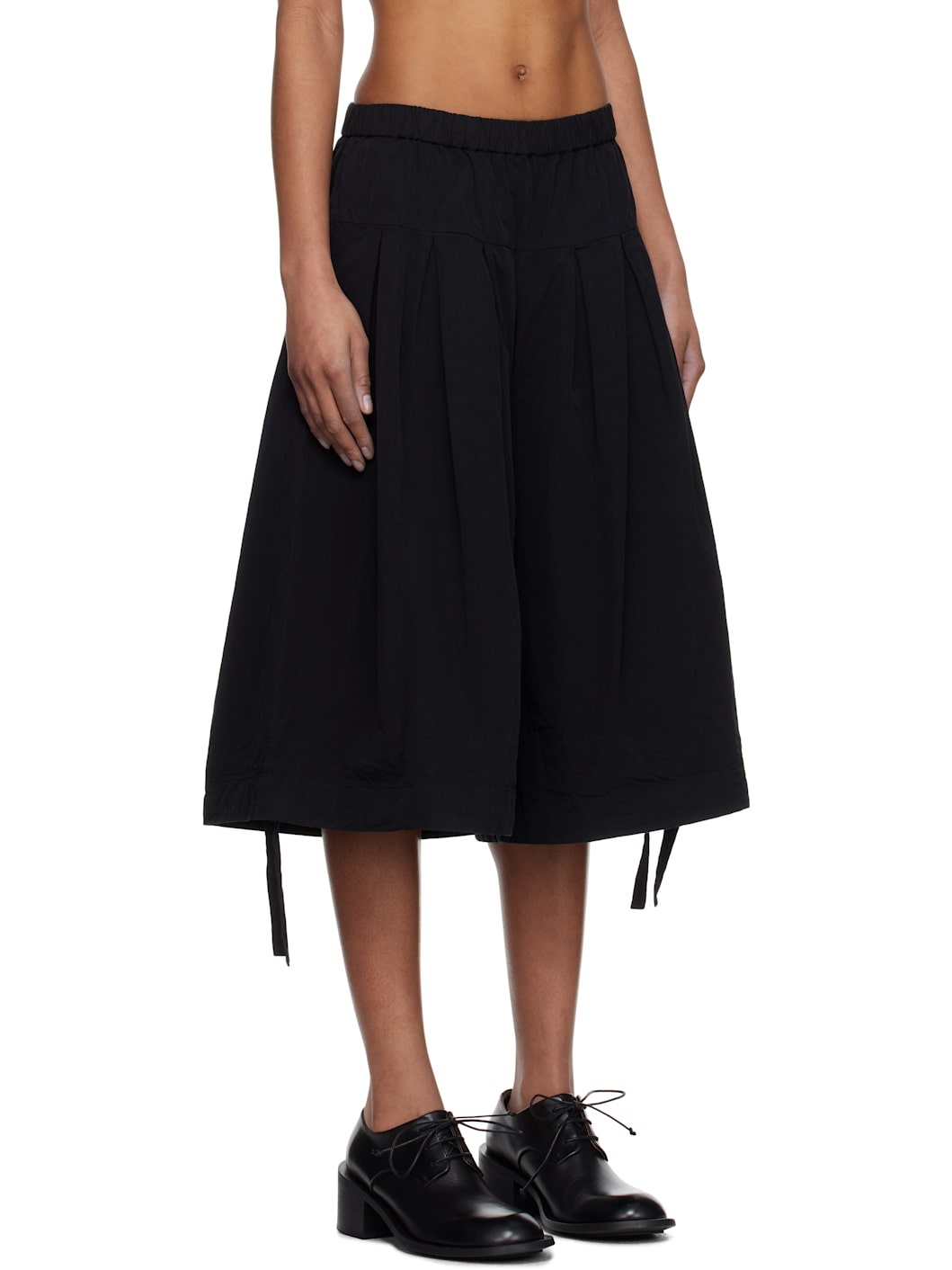 Black Pli Shorts - 2