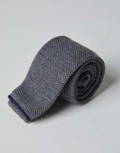Brunello Cucinelli Wool knit tie outlook