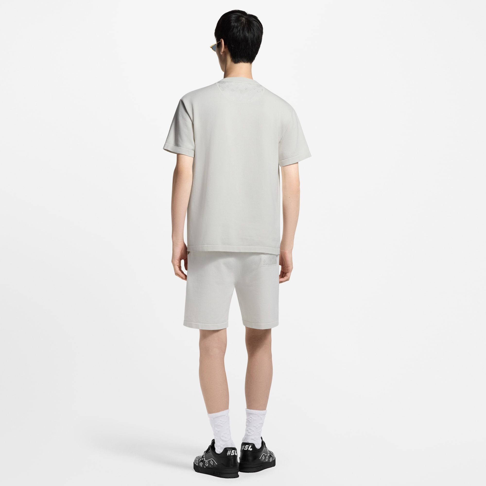 T-Shirt With Monogram Nylon Details - 3