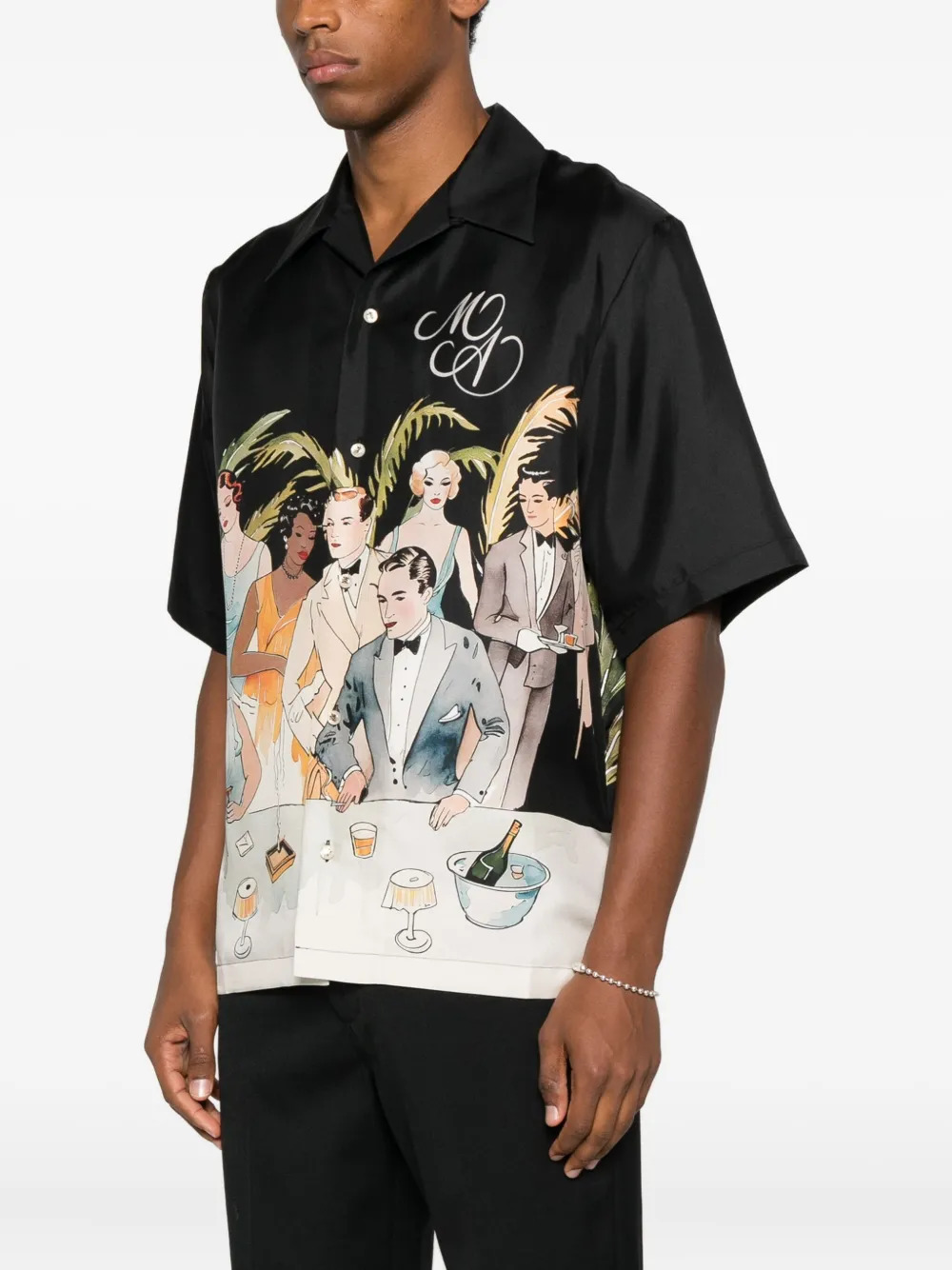 AMIRI - Men Bar Scene Bowling Shirt - 2