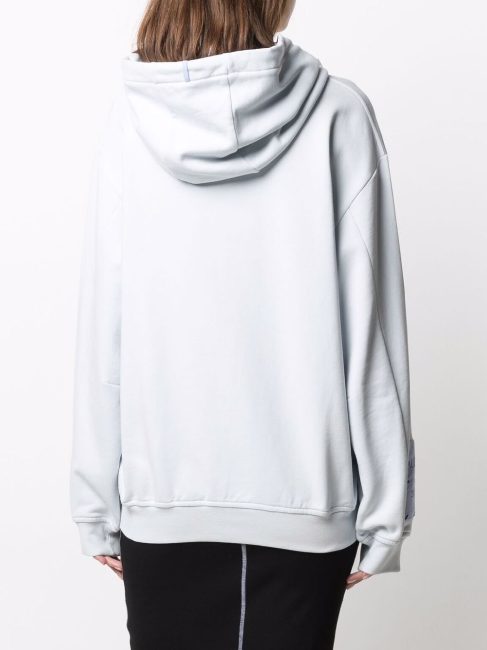 logo-patch sleeve hoodie - 4