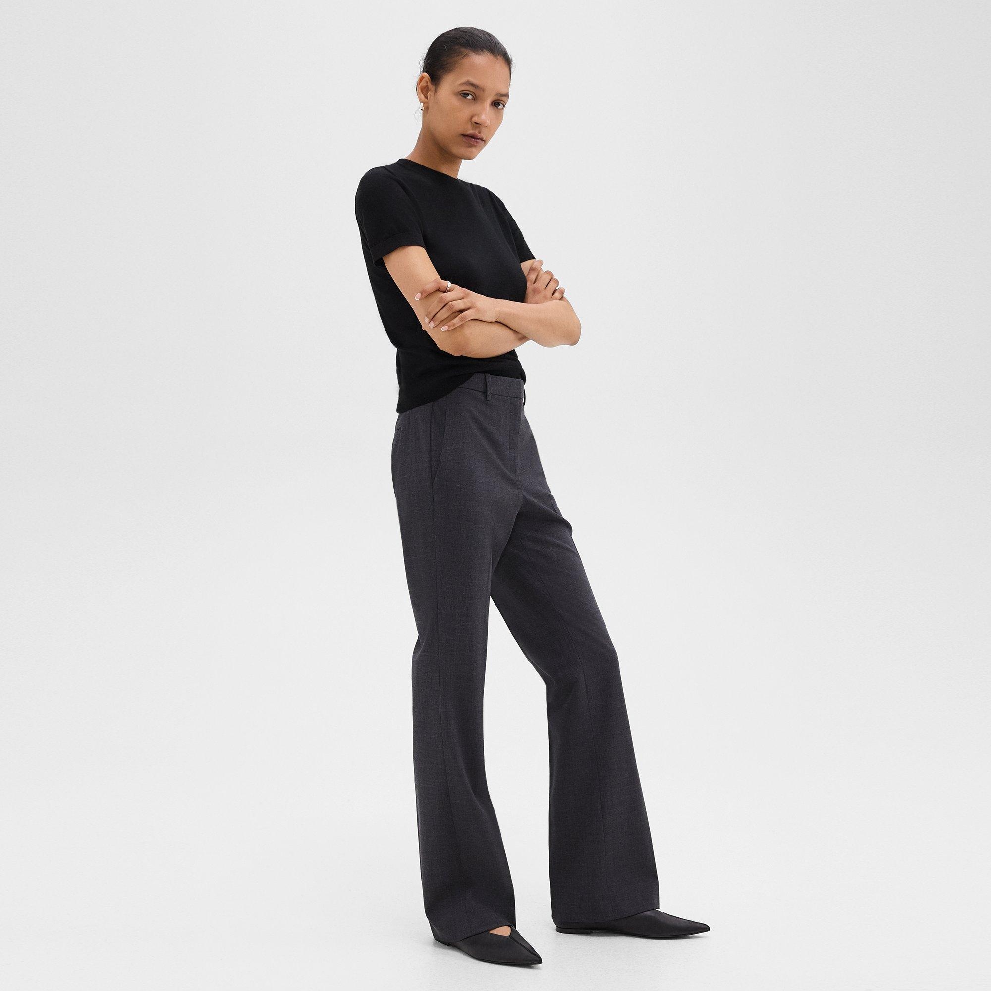 Flared Pant in Good Wool - 2