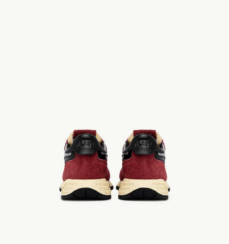 REELWIND LOW SNEAKERS IN RED AND BLACK NYLON AND SUEDE 3