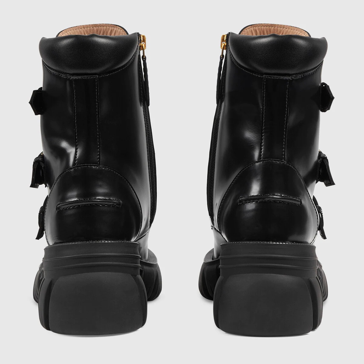 Women's ankle boot with buckles - 4