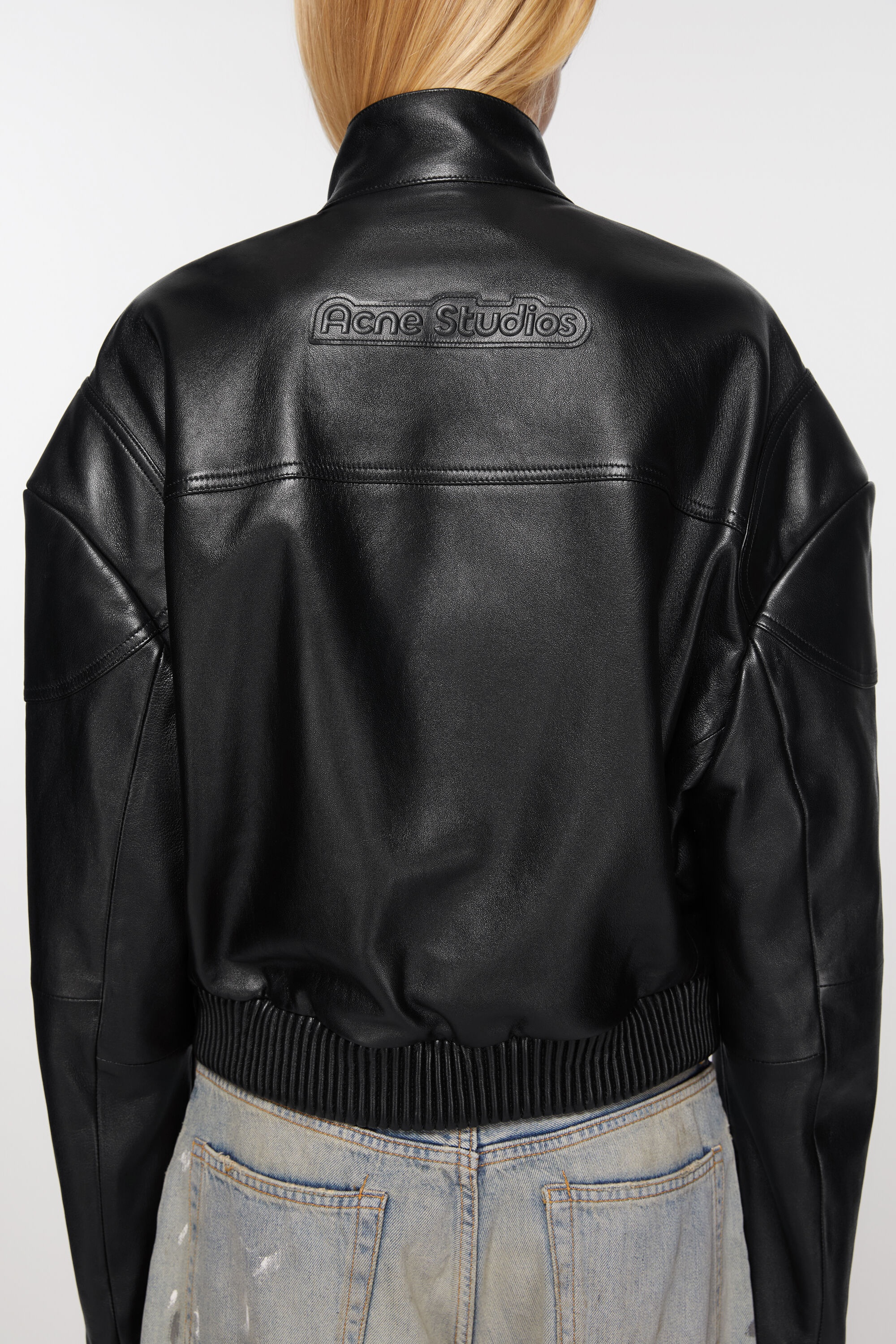 Leather jacket - Black - 5