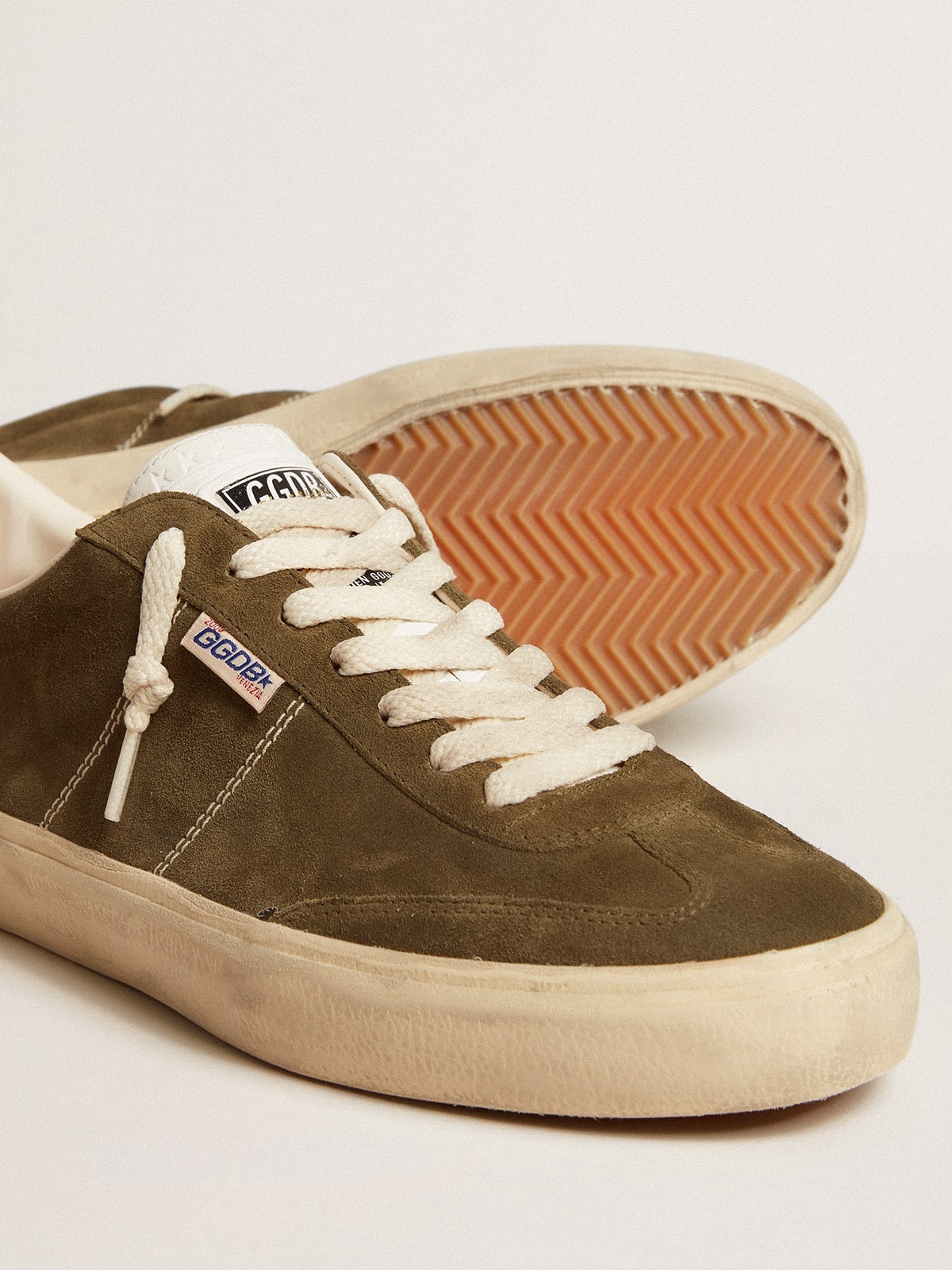 Men’s Soul Star in olive-green suede - 4