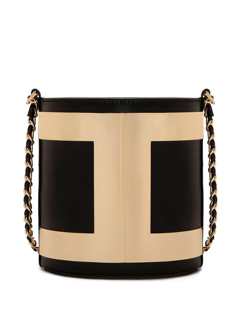 ELISABETTA FRANCHI logo bucket bag outlook