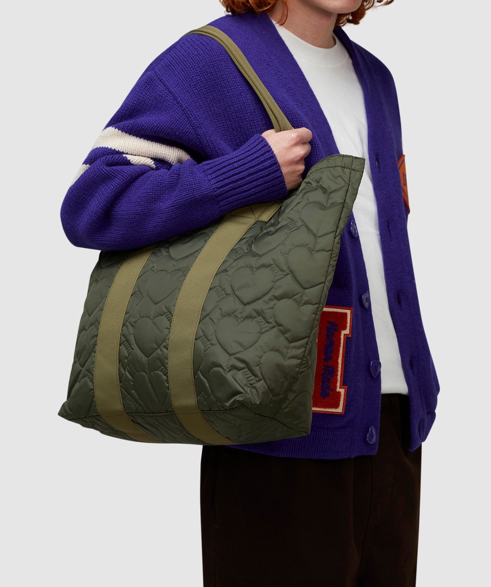 Human Made Heart quilted tote bag | sevenstore | REVERSIBLE