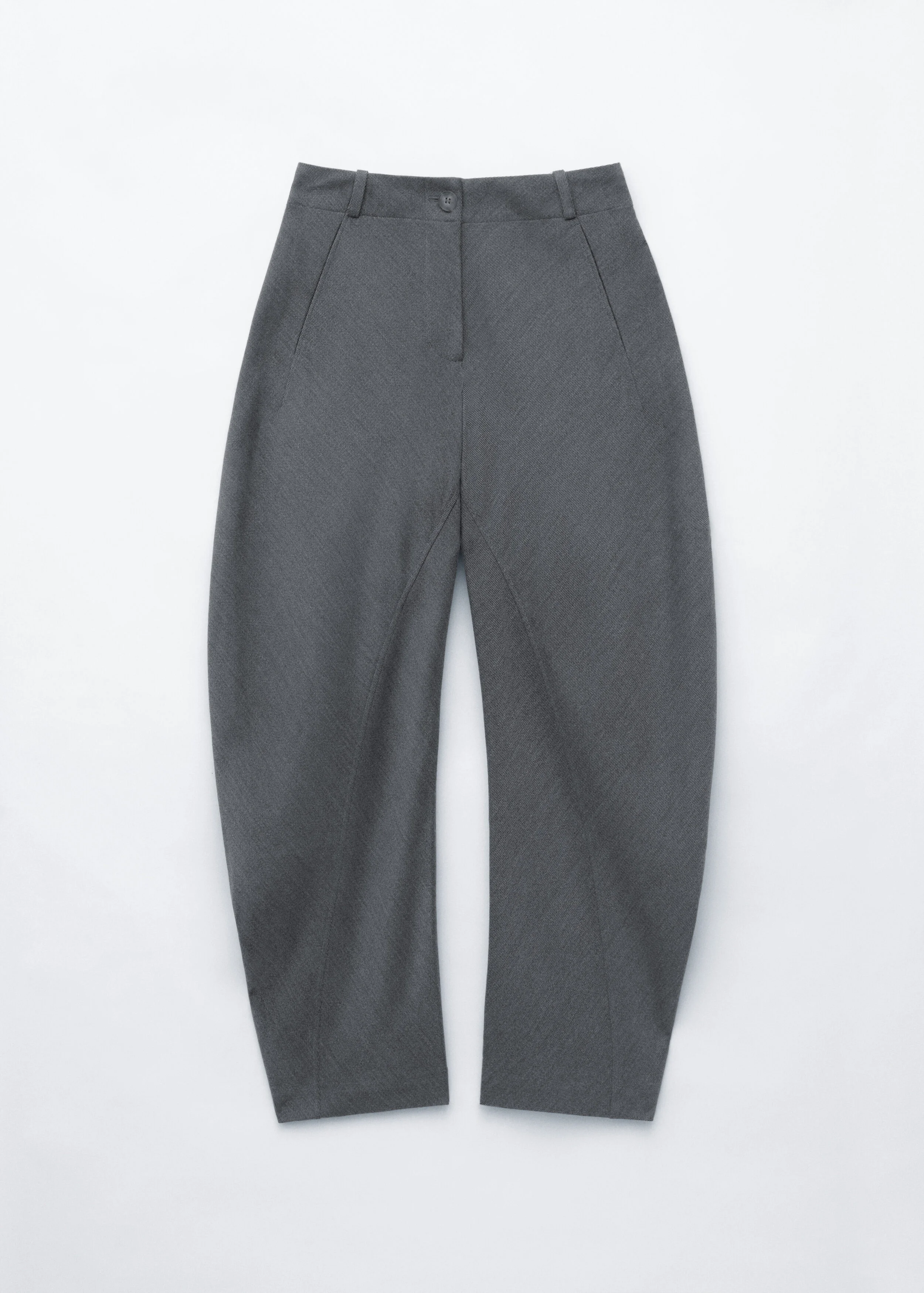 Twisted Seam Wool Trousers - 1