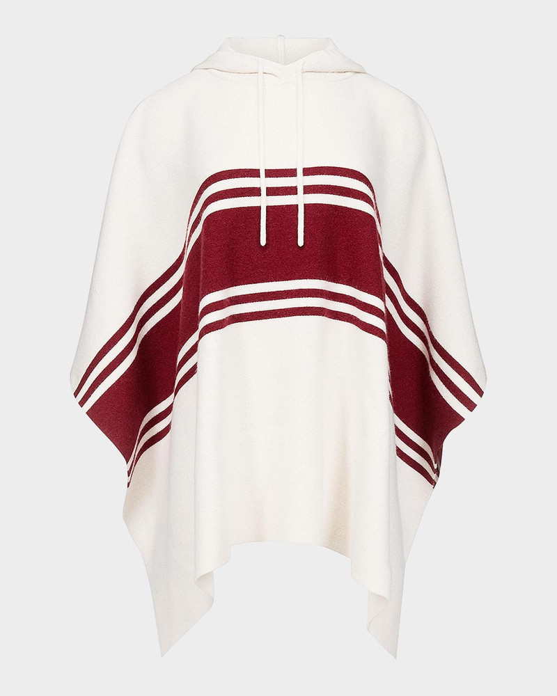 Hooded Cashmere Poncho 1