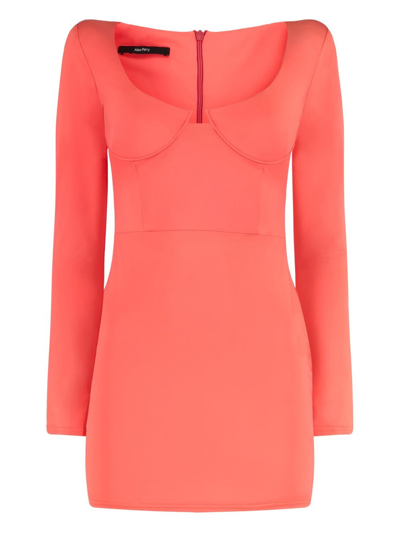 long-sleeve mini dress 1