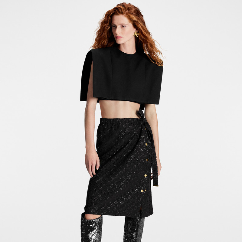 Monogram Fil Coupé Wrap Skirt 5