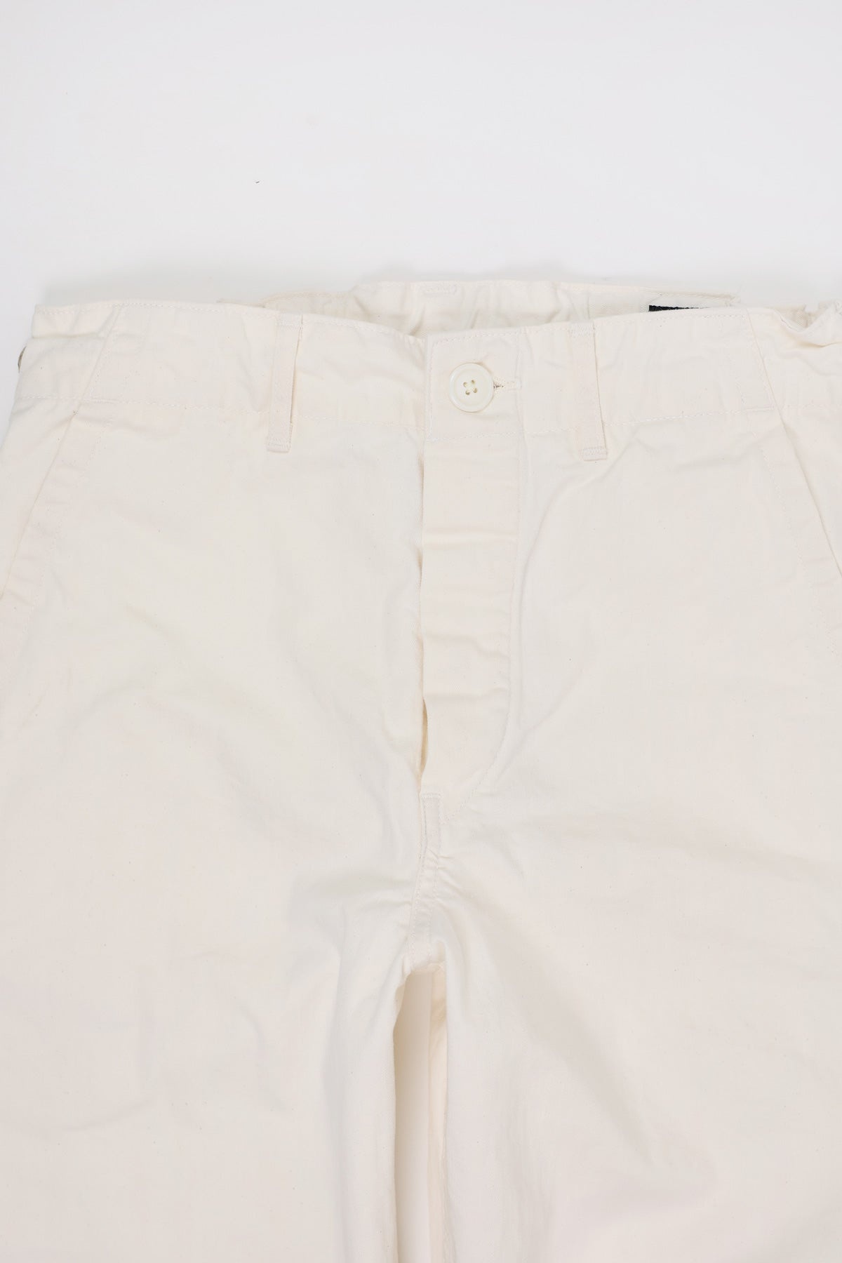 French Work Pants - Ecru - 2