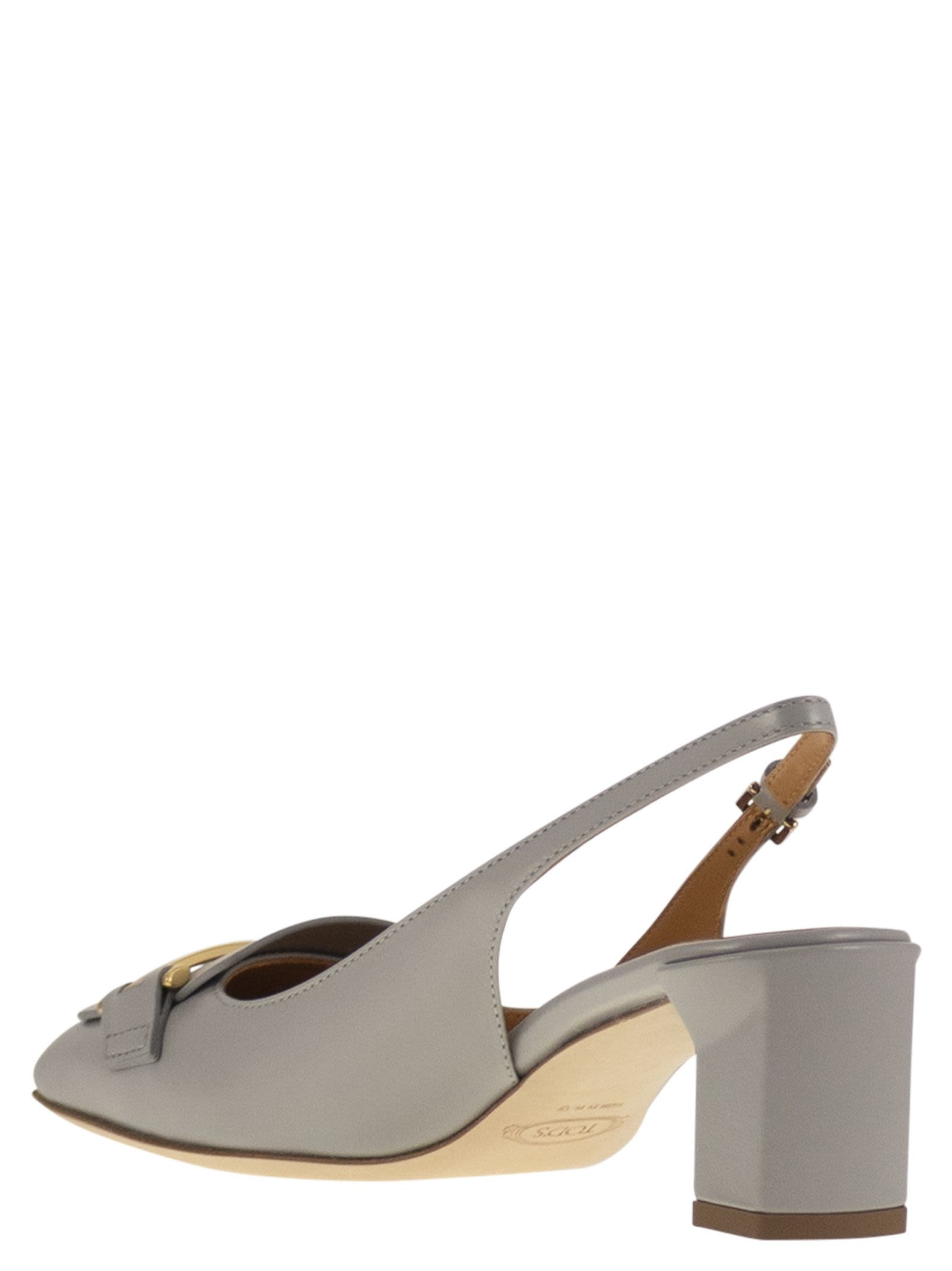 Tod's Women Slingback Leather Décolleté - 3