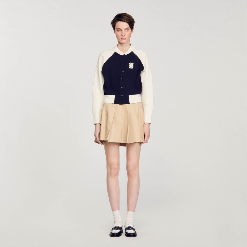Sandro Varsity coatigan outlook