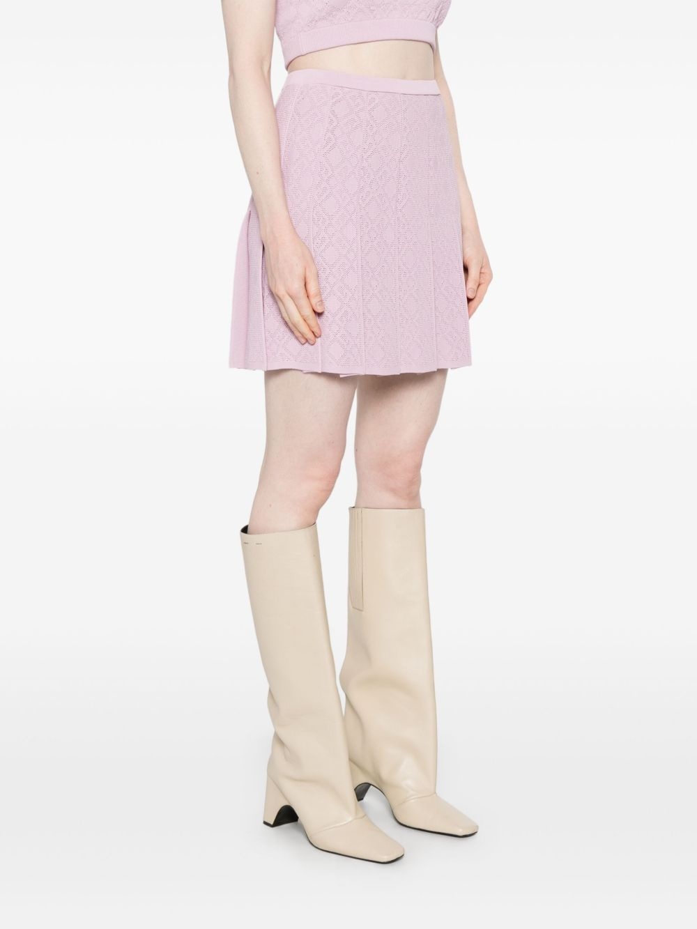 pleated mini skirt - 3