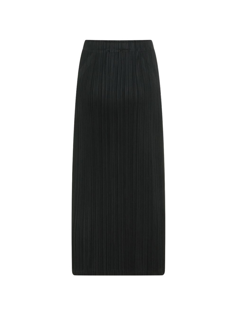Pleats Please Issey Miyake pleated slit skirt outlook