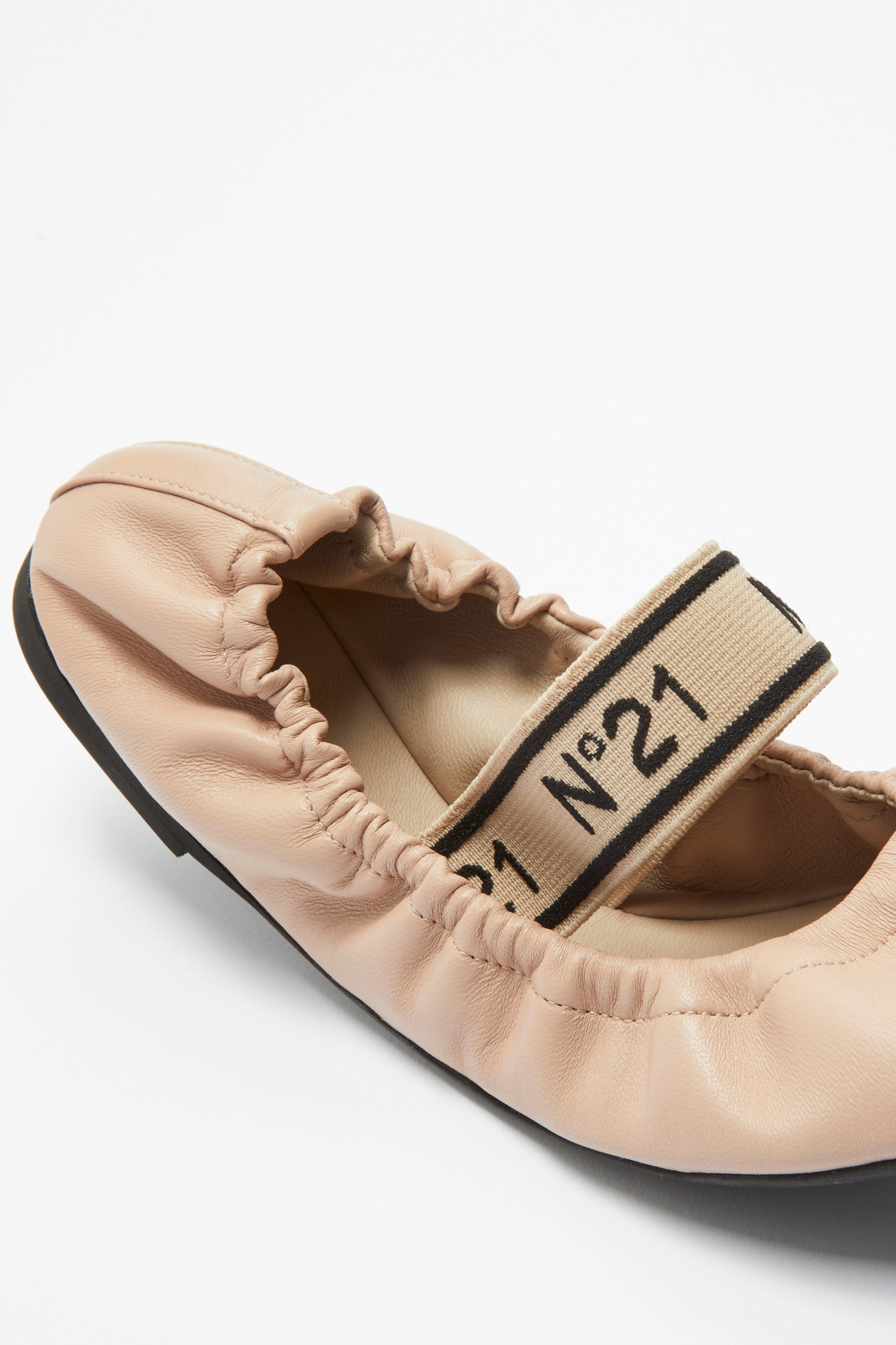 LEATHER BALLET PUMPS - 4