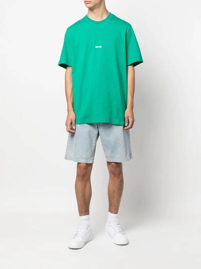 MSGM logo print T-shirt outlook