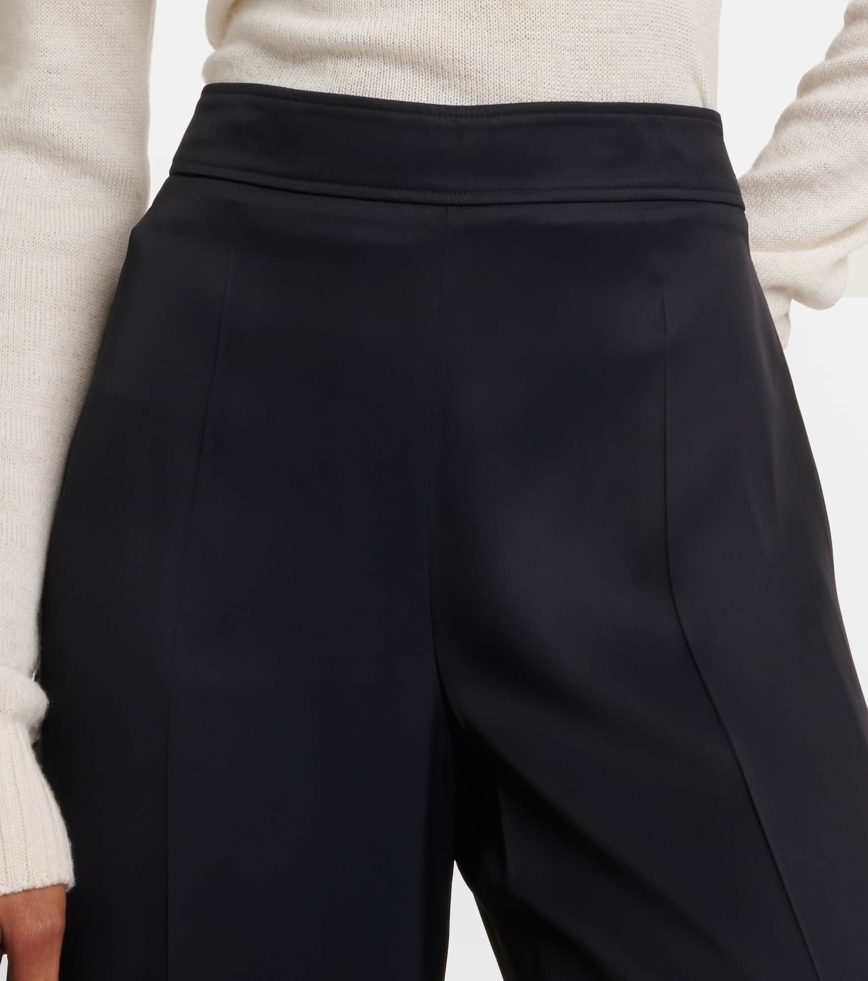 High-rise wide-leg pants - 4