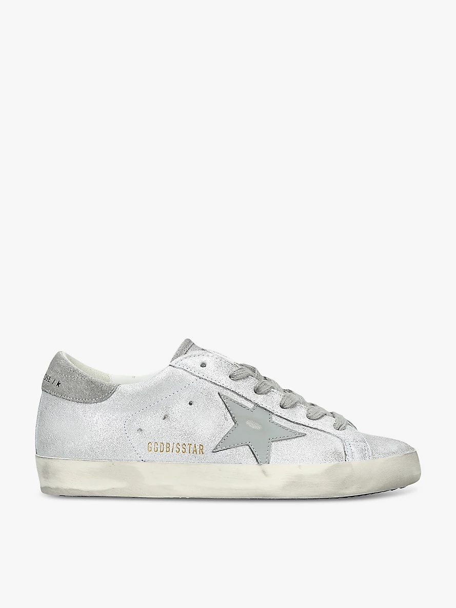 Superstar 70302 leather low-top trainers - 1