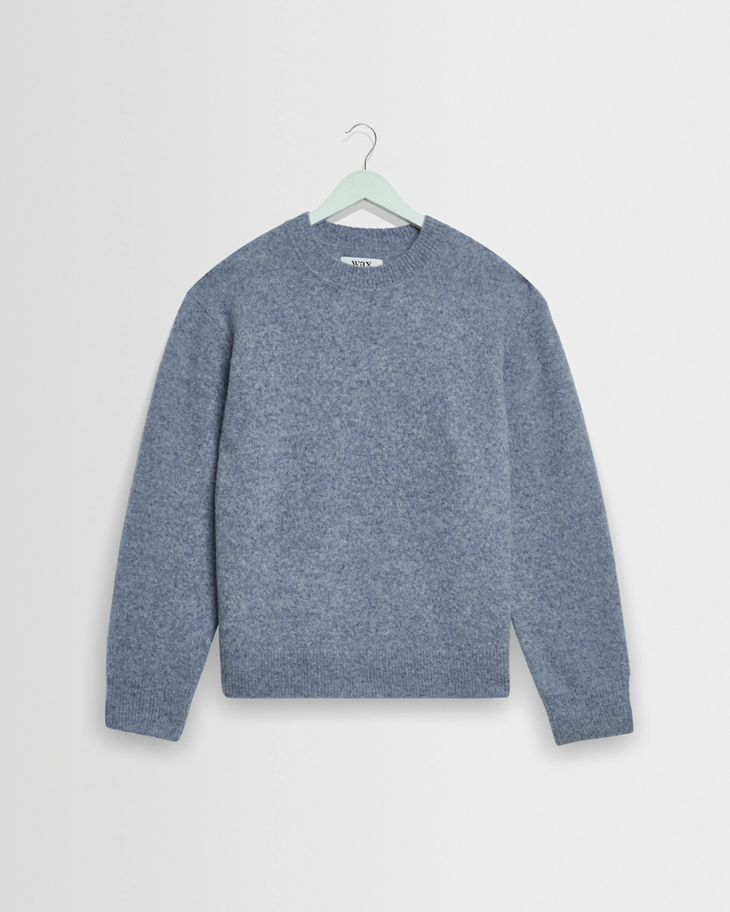 Wilde - Pale Blue Fluffy Wool Crewneck - 1