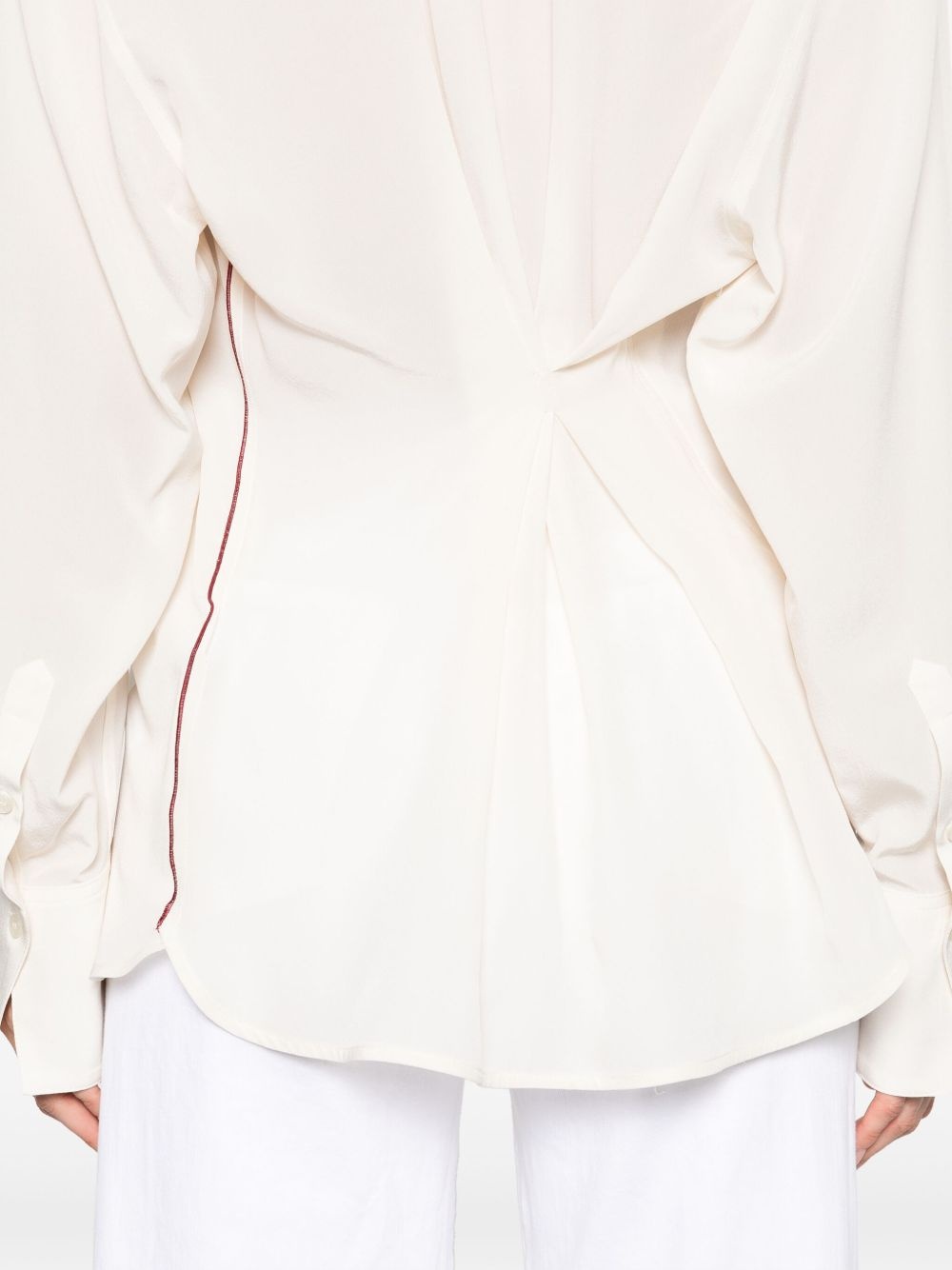 silk blouse - 5
