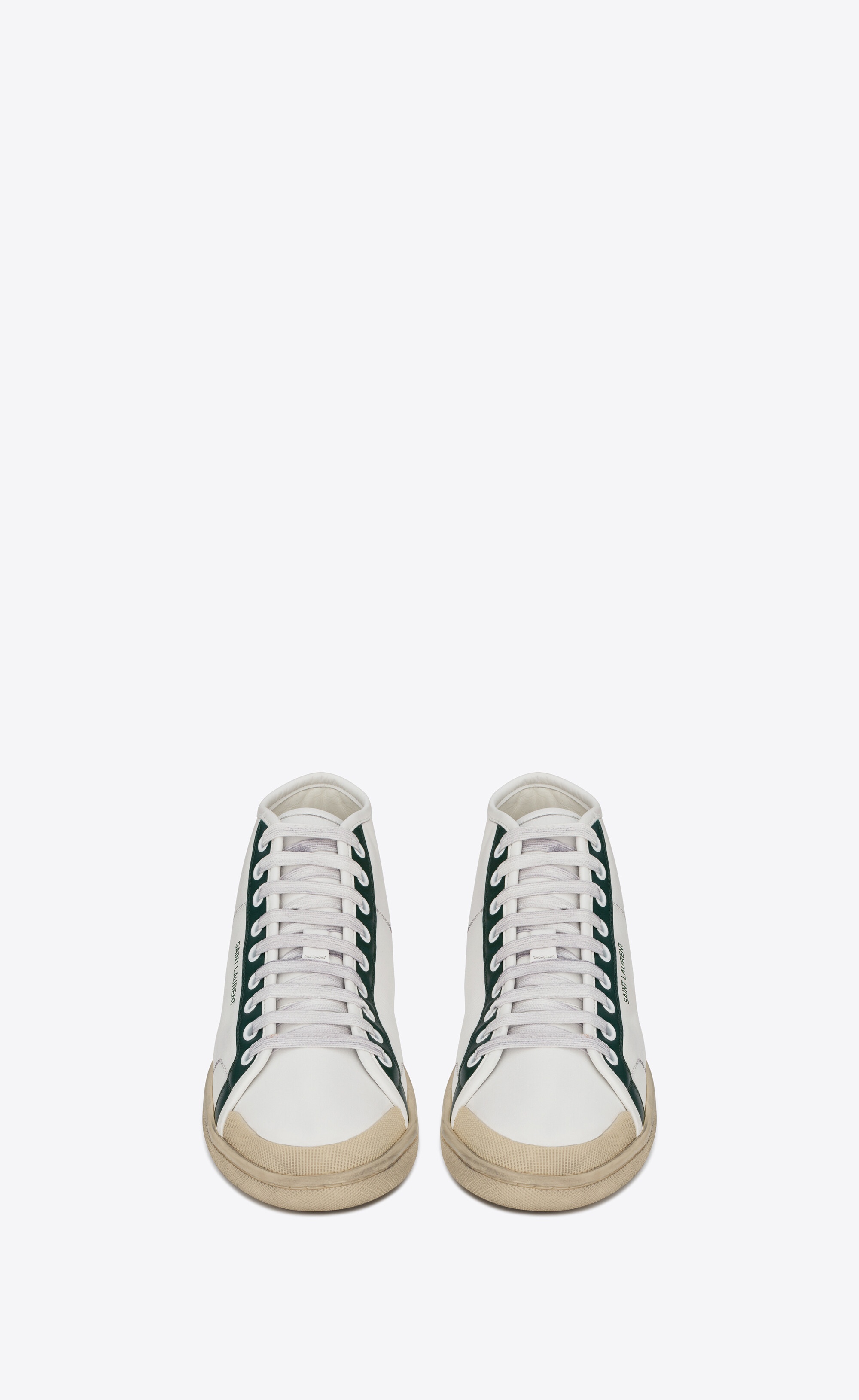 court classic sl/39 mid-top sneakers in smooth leather - 3