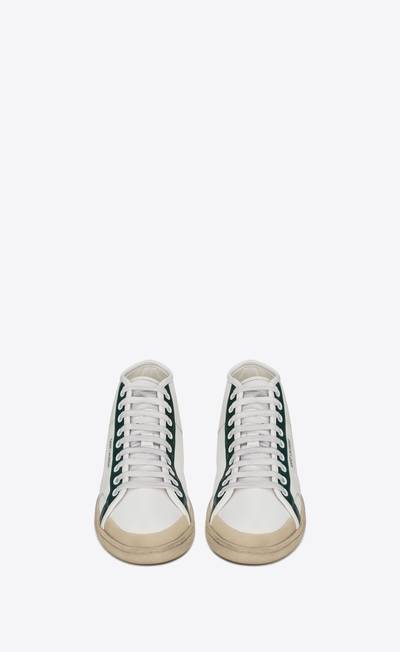 SAINT LAURENT court classic sl/39 mid-top sneakers in smooth leather outlook