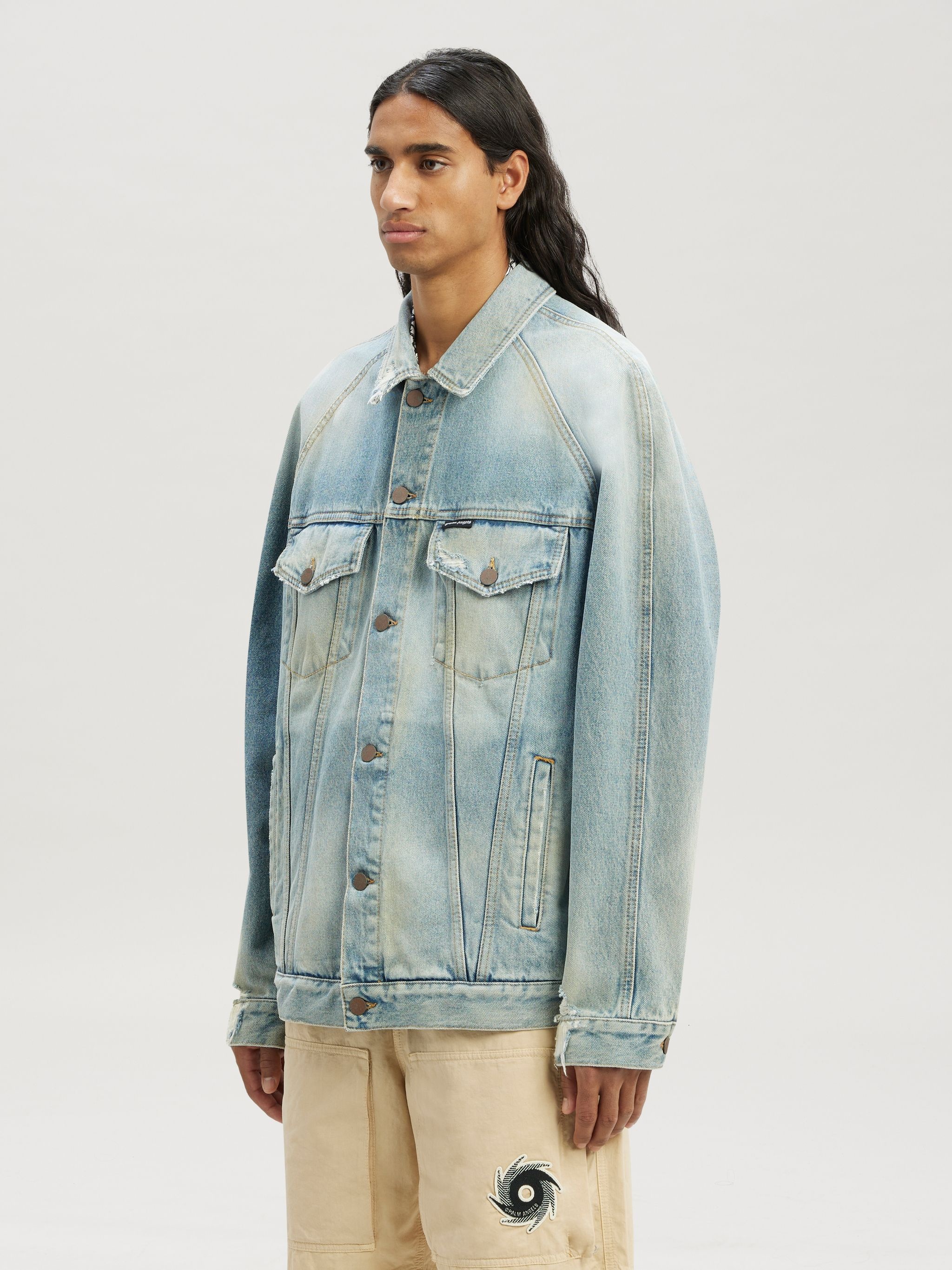 Light Wash Sunset Loose Denim - 4