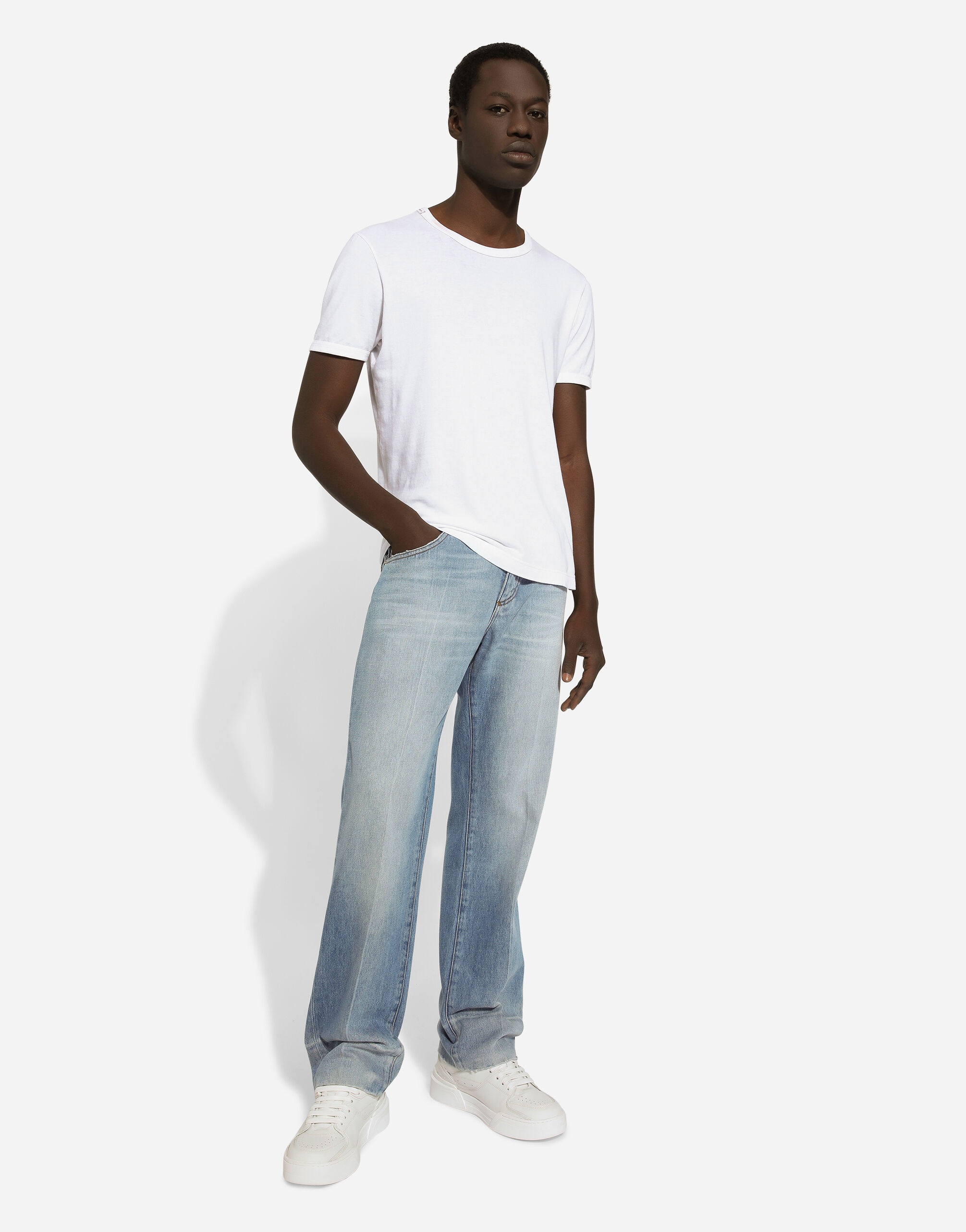 Classic blue denim jeans - 5