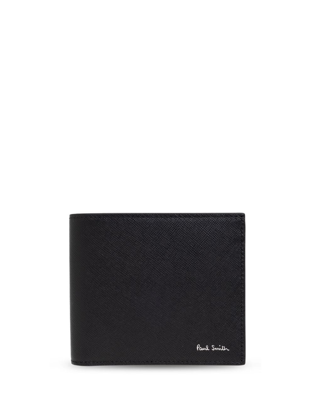 Logo leather wallet - 1