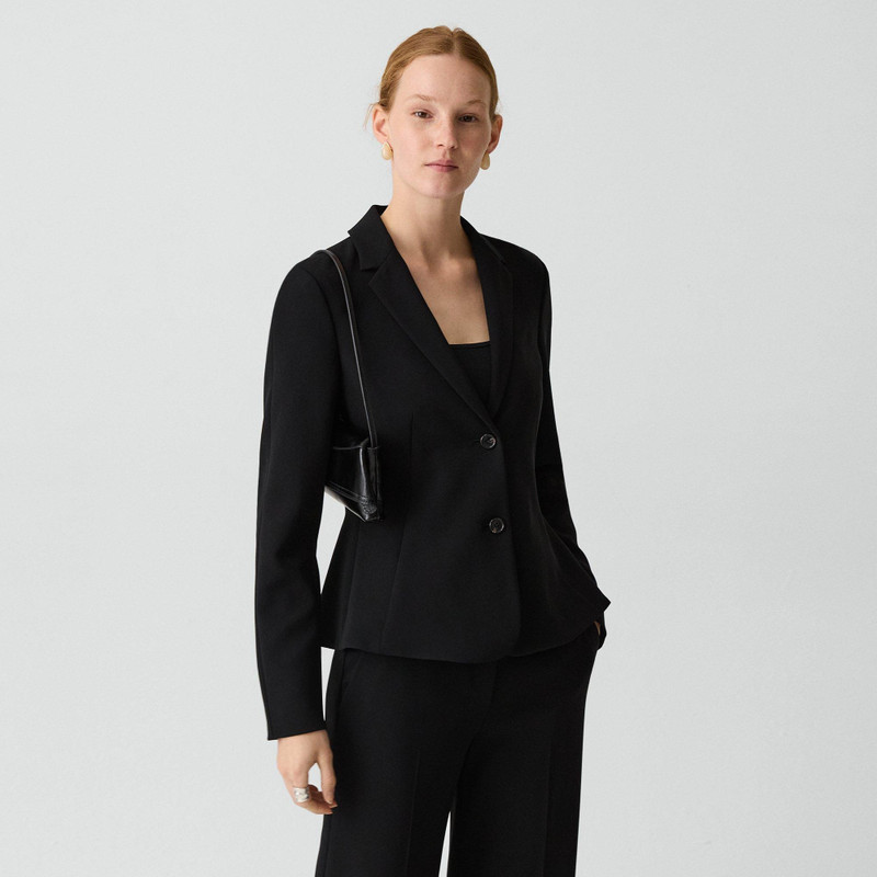 Fitted Blazer in Admiral Crepe 5